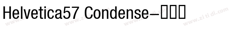 Helvetica57 Condense字体转换